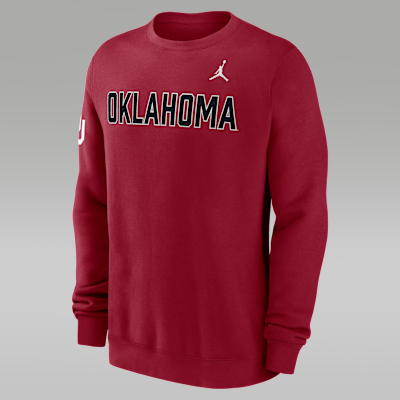 NBA選手支給品ワインレッドPower CrewソックスNike Lサイズ Oklahoma Sideline Club Men's Jordan Brand College Pullover Crew
